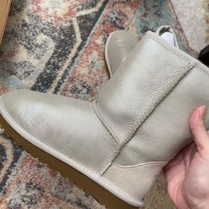 UGG classic short glitter boots